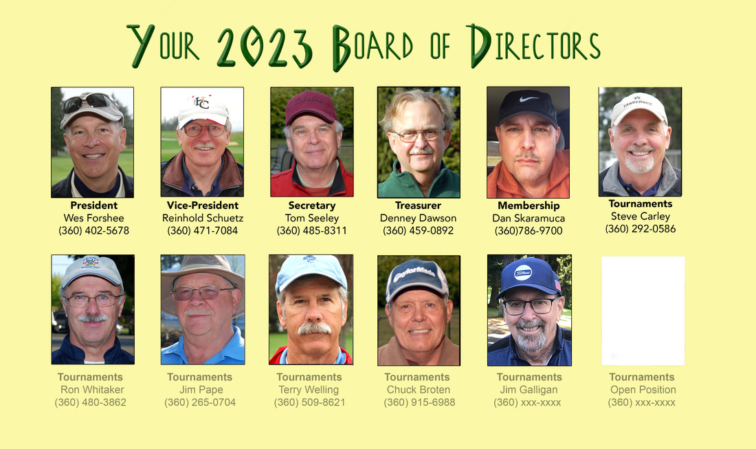 Picture | Board of Directors | Mid-WA Golf Association | Olympia,WA